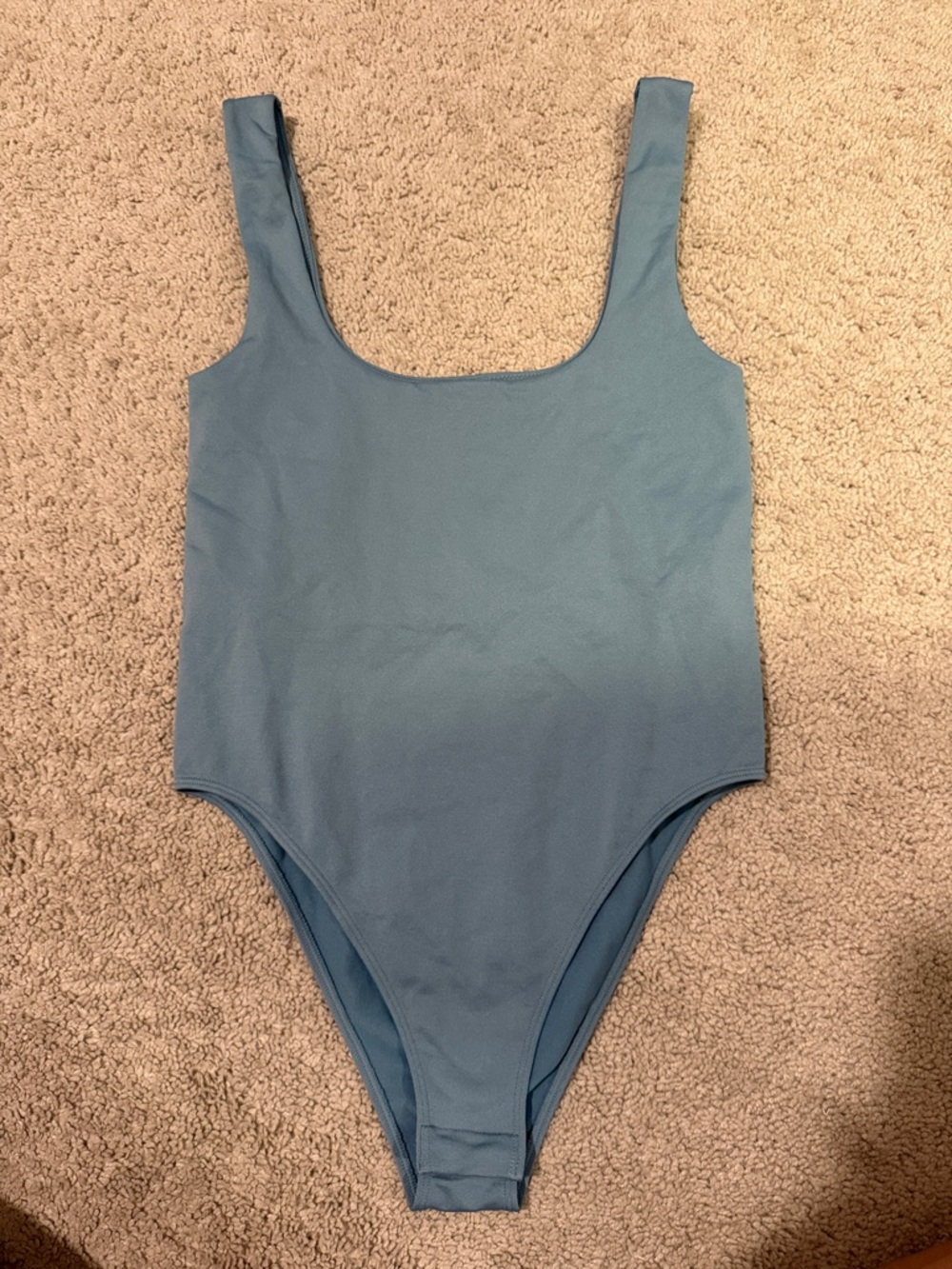 a new day Blue Scoop Neck Bodysuit